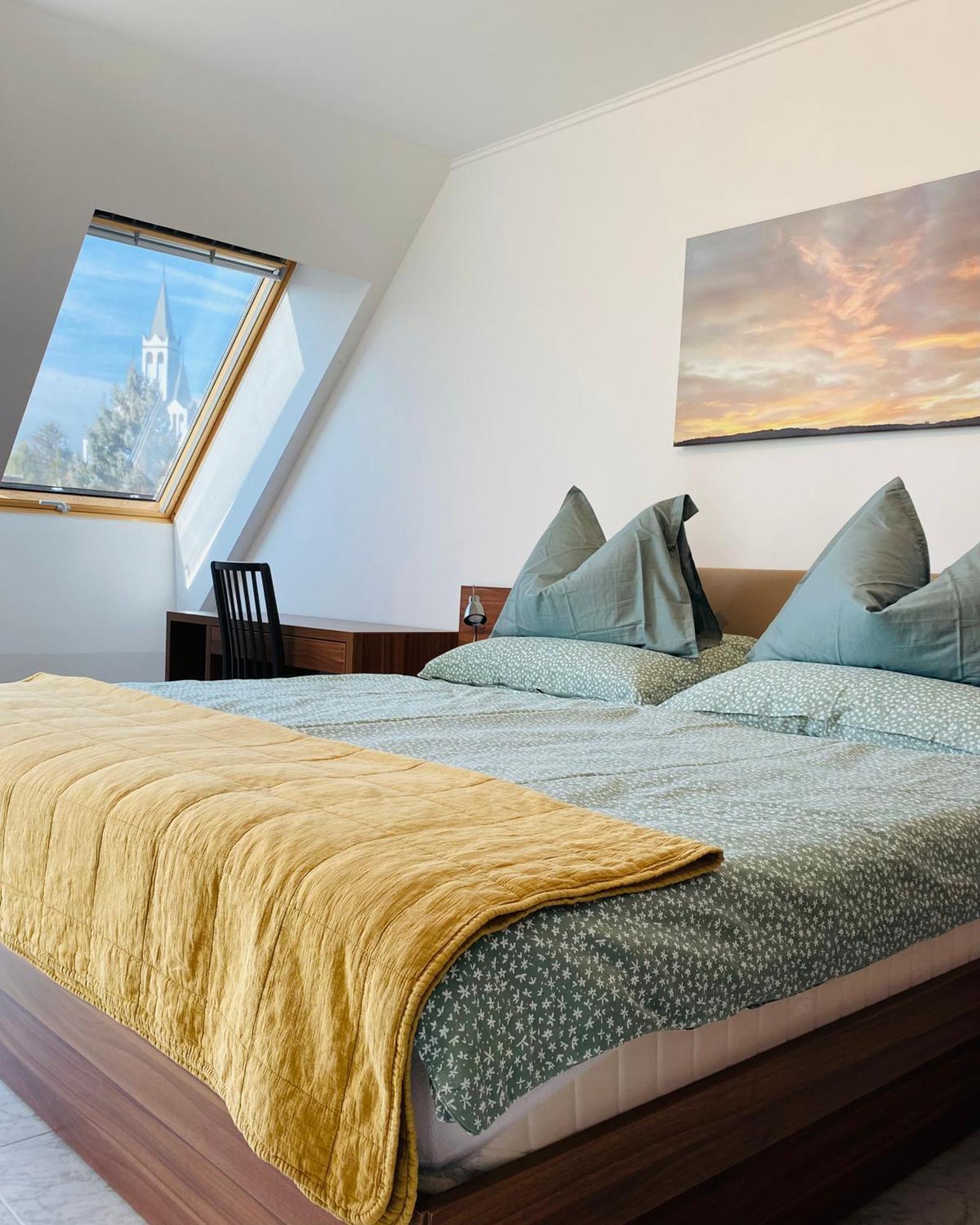 Lotusbluete Appartement In Heviz Mit Tiefgarage Und Panoramaterrasse Cameră foto